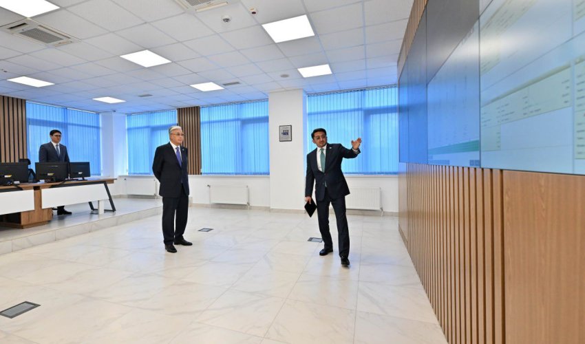 Қасым-Жомарт Тоқаев суперкомпьютерді іске қосу рәсіміне қатысты