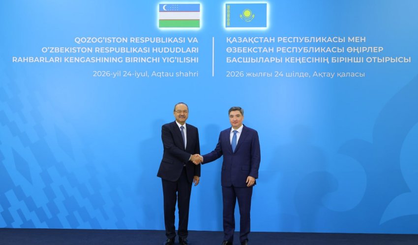 Ақтауда Қазақстан мен Өзбекстан өңірлері басшылары кеңесінің алғашқы отырысы өтті