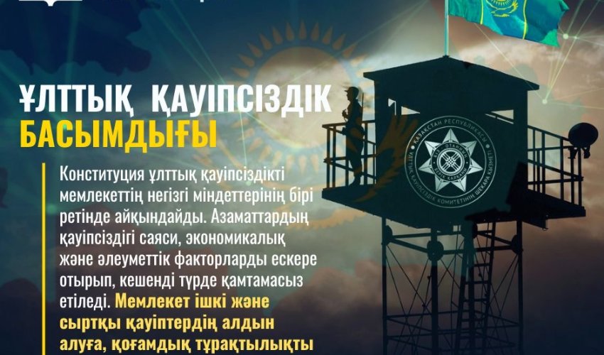 ҰЛТТЫҚ ҚАУІПСІЗДІК БАСЫМДЫЛЫҒЫ