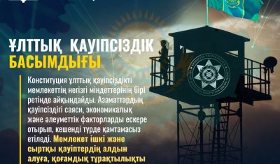 ҰЛТТЫҚ ҚАУІПСІЗДІК БАСЫМДЫЛЫҒЫ