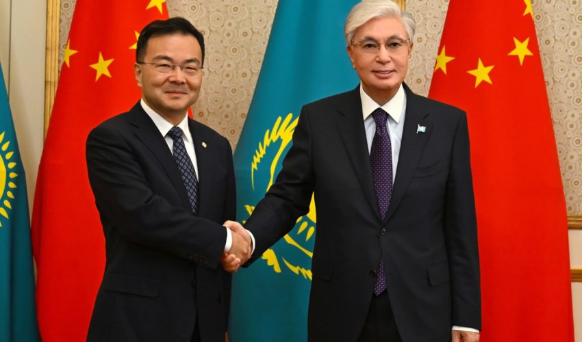 Қасым-Жомарт Тоқаев China Communications Construction Company президенті Чжан Биньнаньді қабылдады
