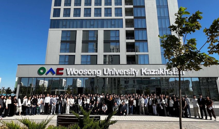 Woosong University Kazakhstan студенттері Президентке алғыс білдірді