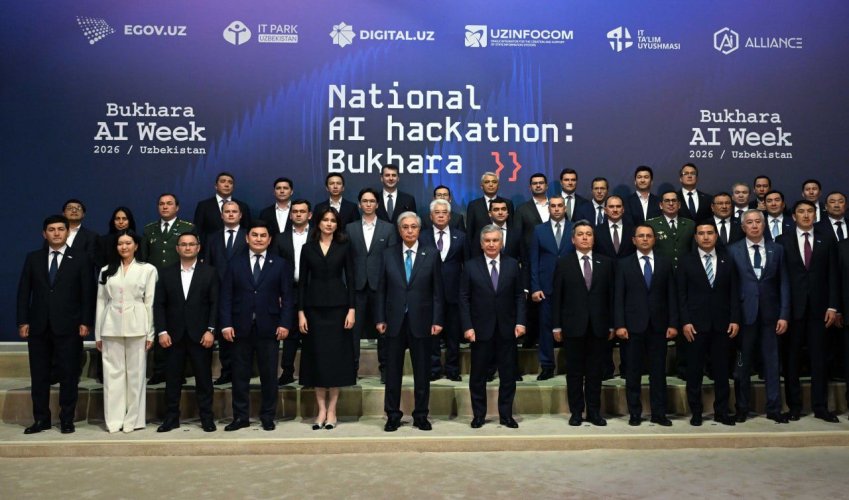 Қазақстан мен Өзбекстан президенттері жасанды интеллект хакатонына барды