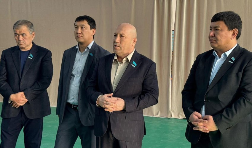 «Әділетті және Прогрессивті Қазақстанның Халықтық Конституциясы үшін!» жалпыұлттық коалициясы өкілдері аудан тұрғындарымен кездесті