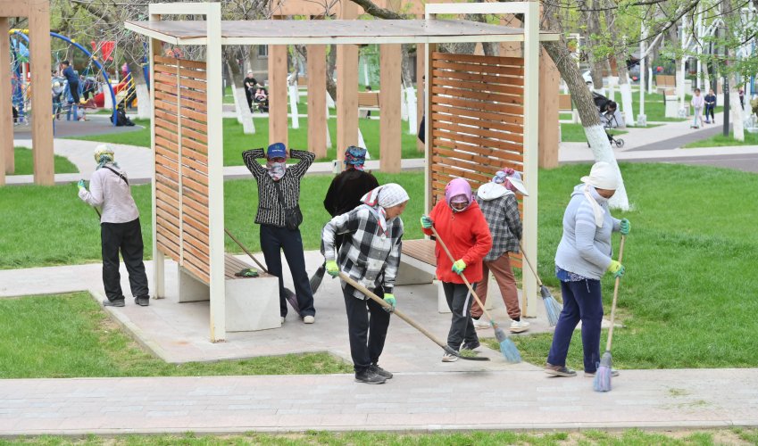 Республикалық «Таза Қазақстан» акциясына Ассамблея өкілдері де қатысты