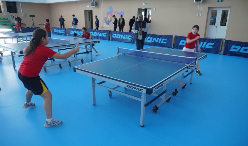 ТҮРКІСТАНҒА ҮСТЕЛ ТЕННИСІНЕН «ROAD TO ASTАNA 2027» ӘЛЕМ ЧЕМПИОНАТЫНЫҢ ТУ ЭСТАФЕТАСЫ КЕЛДІ