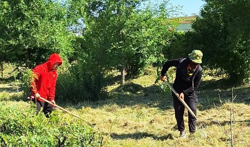 «ТАЗА ҚАЗАҚСТАН»: АБАЙ АУДАНЫНДА ТАЗАЛЫҚ ЖҰМЫСТАРЫ ӨТКІЗІЛДІ