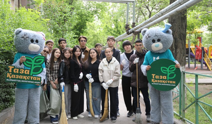 В ШЫМКЕНТЕ ПРОШЛА АКЦИЯ «ТАЗА АУЛА»: УЧАСТИЕ ПРИНЯЛИ БОЛЕЕ 55 ТЫСЯЧ ЧЕЛОВЕК