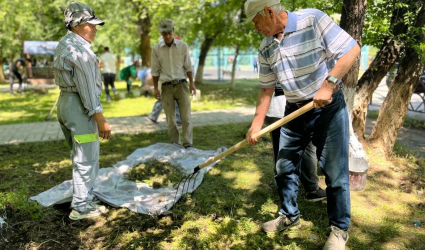 ТҰРҒЫНДАР ТАЗАЛЫҚ АКЦИЯСЫНДА БЕЛСЕНДІЛІК ТАНЫТТЫ