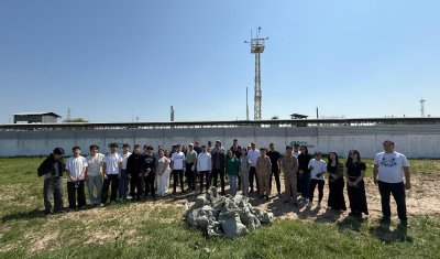 Молодёжь Шымкента приняла участие в экологической акции «Таза Казахстан»