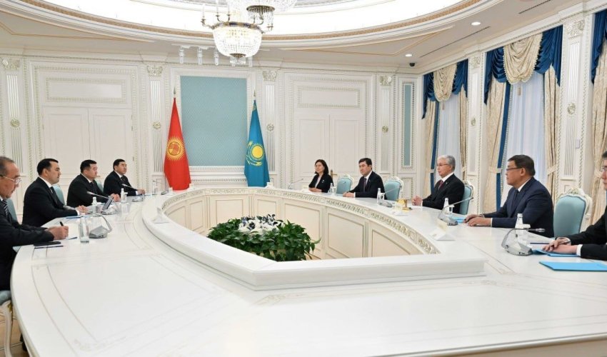 Мемлекет басшысы Қырғыз Республикасы Жогорку Кенешінің Төрағасы Марлен Маматалиевті қабылдады