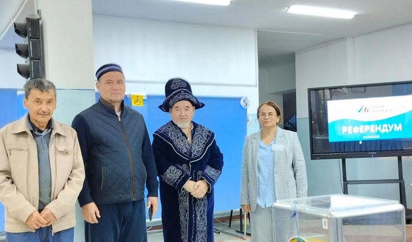ШЫМКЕНТТІКТЕРГЕ РЕФЕРЕНДУМ БАРЫСЫНДА СЫЙЛЫҚТАР БЕРІЛДІ