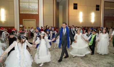 В ТУРКЕСТАНЕ ПРОШЛА ПРЕЗИДЕНТСКАЯ НОВОГОДНЯЯ ЕЛКА