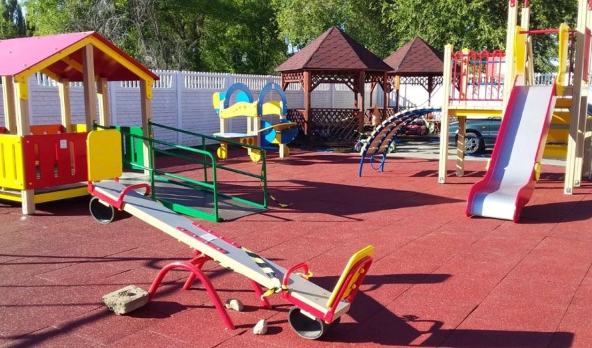 В Туранском районе открыт обновлённый детский игровой площадка