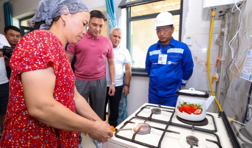Шымкент: Жұлдыз, Жалын тұрғын алаптары газдандырылды