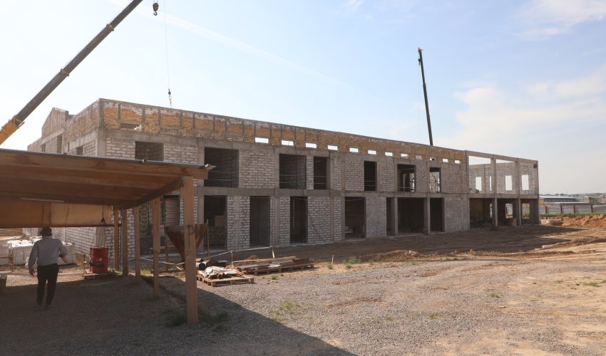 САРЫАҒАШТА ЗАМАНАУИ ДАМЫТУ ОРТАЛЫҒЫНЫҢ ҚҰРЫЛЫСЫ ҚАРҚЫНДЫ ЖҮРГІЗІЛУДЕ