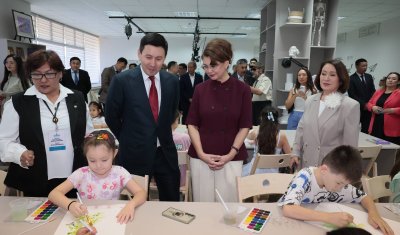 Аида Балаева Ә. Қастеев атындағы ҚР Ұлттық өнер музейіндегі жаңғыртудан өткен «Арт-зертхана» көркемсурет студиясымен танысты