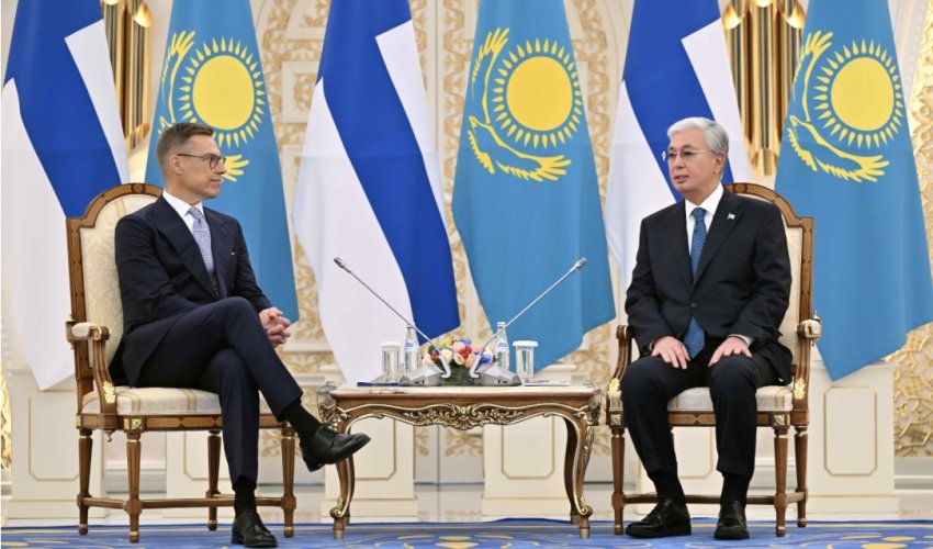 Мемлекет басшысы Финляндия Президенті Александр Стуббпен келіссөз жүргізді