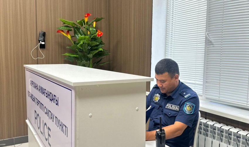 Шымкентте дәрігерлер мен науқастарды қорғау мақсатында полиция бекеттері құрылды