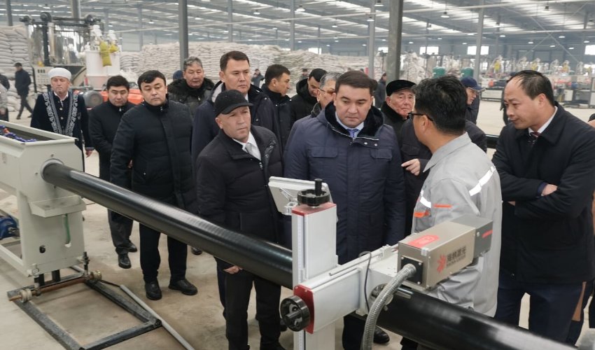 ТҮРКІСТАН: ОТЫРАРДА ЗАМАНАУИ МАҚТА ӨҢДЕУ ЗАУЫТЫ АШЫЛДЫ