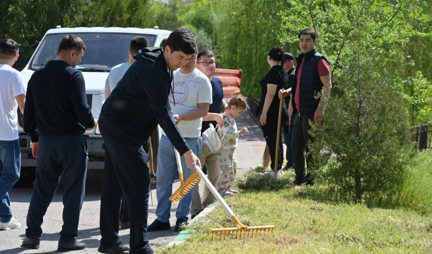 ШЫМКЕНТ: ПРОКУРОРЛАР ДЕНДРОБАҚҚА ДЕМАЛУҒА ЕМЕС, ТАЗАЛАУҒА КЕЛДІ