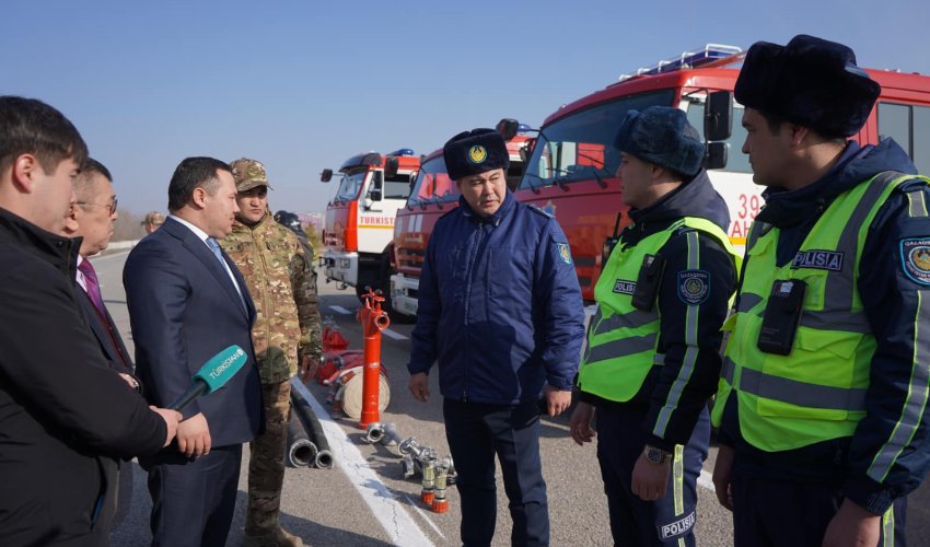 Көктемгі тасқынға дайындық: қала әкімі қатысқан оқу-жаттығу өтті