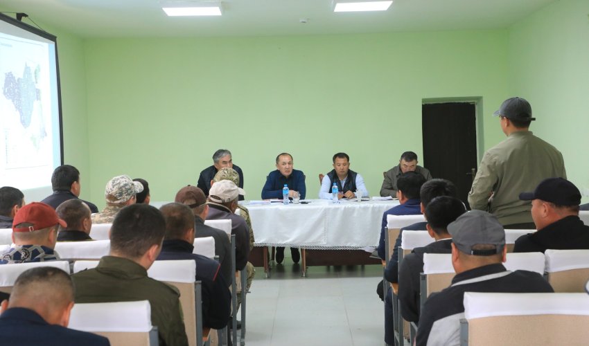 САРЫАҒАШТА ШЕГІРТКЕГЕ ҚАРСЫ КҮРЕС КҮШЕЙТІЛДІ