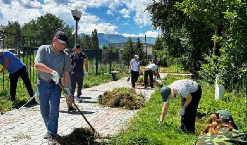 ШЫМКЕНТТЕ  "ТАЗА ҚАЗАҚСТАН" АКЦИЯСЫ ЖАЛҒАСУДА