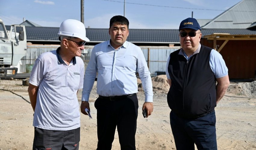 ШОЛАҚҚОРҒАН АУЫЛЫНДАҒЫ ҚҰРЫЛЫС ҚАРҚЫНЫ – СОЗАҚ АУДАНЫНЫҢ ӘЛЕУМЕТТІК-ЭКОНОМИКАЛЫҚ ДАМУЫНЫҢ АЙҚЫН КӨРІНІСІ
