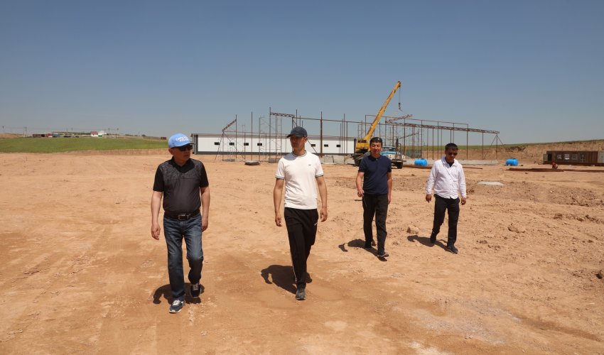 САРЫАҒАШ ҚАЛАСЫНДА ӨНДІРІСТІК ПАРК ҚҰРЫЛЫСЫ ҚАРҚЫНДЫ ЖҮРГІЗІЛУДЕ