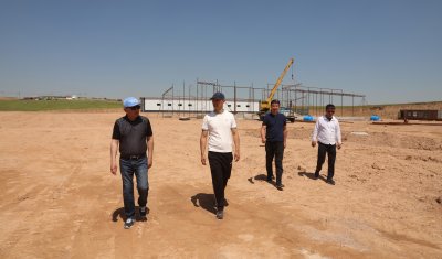 САРЫАҒАШ ҚАЛАСЫНДА ӨНДІРІСТІК ПАРК ҚҰРЫЛЫСЫ ҚАРҚЫНДЫ ЖҮРГІЗІЛУДЕ