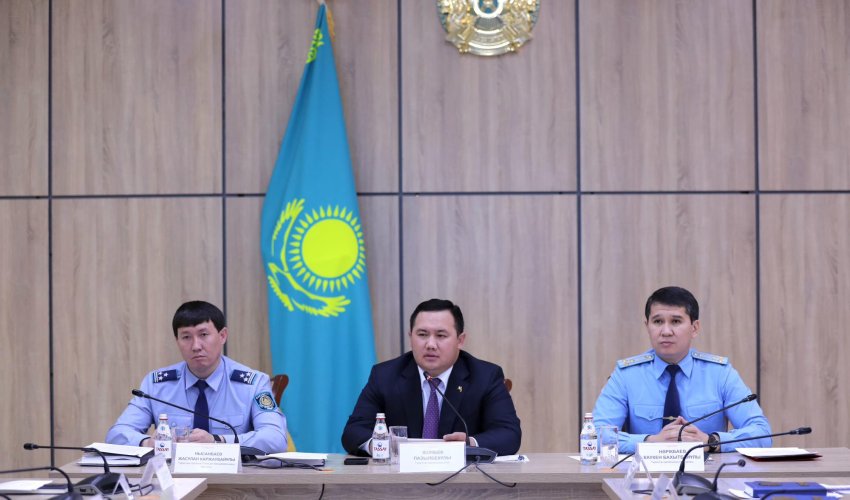 ҚЫЛМЫСТЫҚ ҚҰҚЫҚБҰЗУШЫЛЫҚТАРДЫҢ АЛДЫН АЛУ МӘСЕЛЕЛЕРІ БОЙЫНША ЖИЫН ӨТТІ