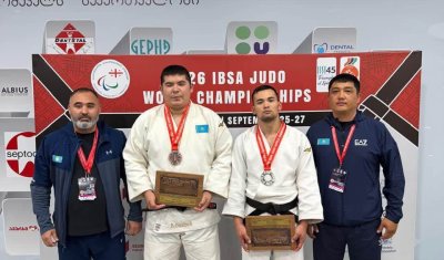 Түркістандық пара дзюдошылар әлем чемпионатында екі медаль жеңіп алды