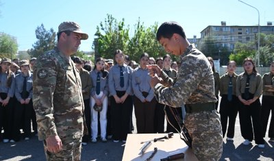 Армия – шыдамдылық пен тәртіп мектебі⁣⁣⠀